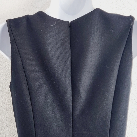 J.CREW Black & Gray Wool Work Business Dress Size: 0P - Picture 6 of 10